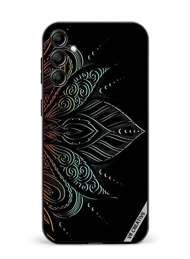 VR CREATIVE Protective Case Cover For Samsung Galaxy M14 Heena Elements Design Multicolour - Image 1