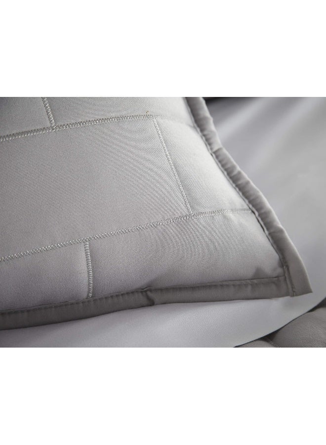 Southshore Fine Living, Inc. Brickyard Collection - Premium Quality, Soft, Wrinkle, Fade, & Stain Resistant, Easy Care, Daybed Cover Set, Twin, Steel Grey  - Image 3