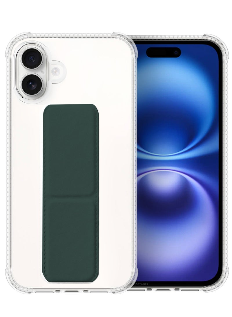 CATANES ( for iPhone 16 Plus ) 3 Pack, 1 Case and 2 Screen Protectors, with Phone Grip and Expanding Stand, Kickstand Fully Protective Cover with Phone Grip Holder - Image 2