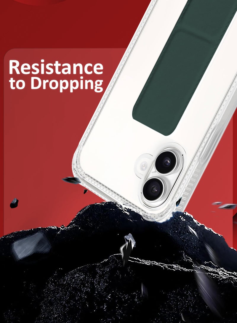 CATANES ( for iPhone 16 Plus ) 3 Pack, 1 Case and 2 Screen Protectors, with Phone Grip and Expanding Stand, Kickstand Fully Protective Cover with Phone Grip Holder - Image 4