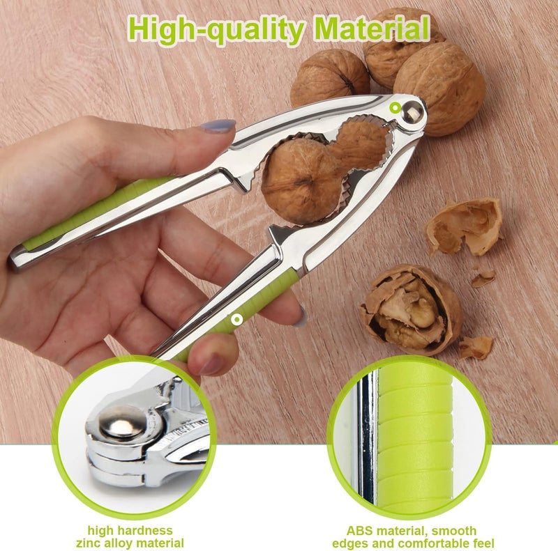 Homava Nut Crackers Walnut Cracker Heavy Duty Shell Cracker Seafood Cracker Walnut Opener Tool with Non-Slip Handle | Pack 1 - Image 5