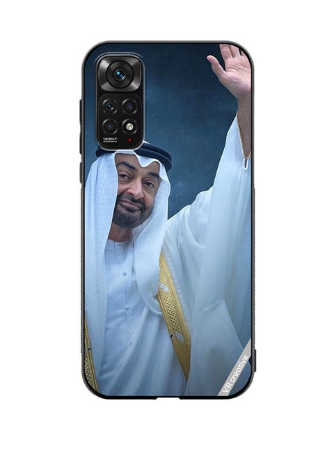 Protective Case Cover For Xiaomi Redmi Note 11S Sheikh Mohamed Bin Zayed Al Nahyan Design Multicolour