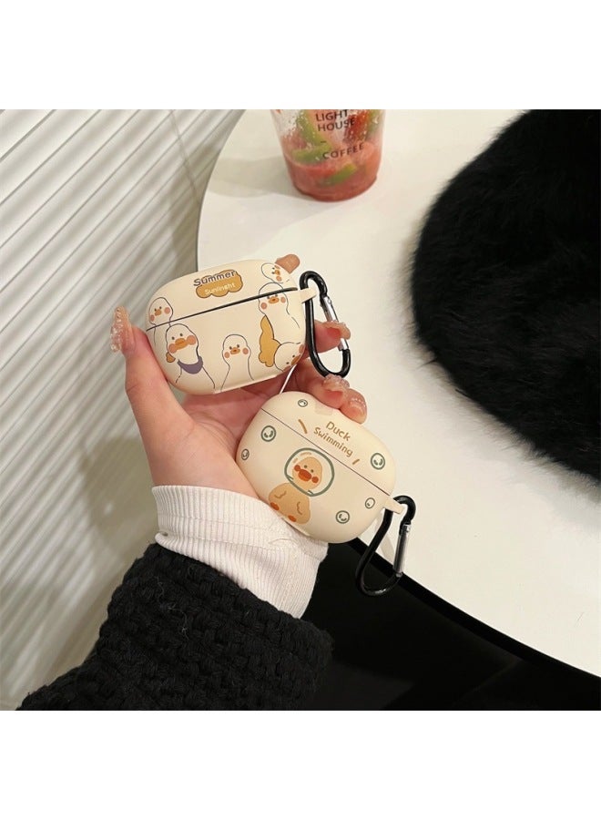 Loquat Applicable VIVO TWS3Pro/3E Wireless Bluetooth Headset Protective Case Cartoon Soft Case TWS4 Headset Case-Color:Silicone Soft Shell - Everything Goes Well-Model:Vivo Tws 3 (protective Case) - Image 5