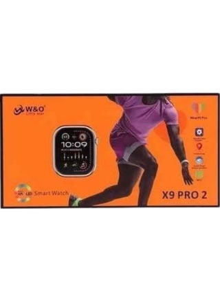 ساعة ذكية x9 pro 2 شحن لاسلكي شاشة تعمل باللمس لنظامي التشغيل IOS وAndroid للرجال والنساء - جولد مع سوار برتقالي - pzsku/ZD30BF559A15D315AC165Z/45/1745961491/790eca4e-7e28-46b6-a808-c3e997c322e6