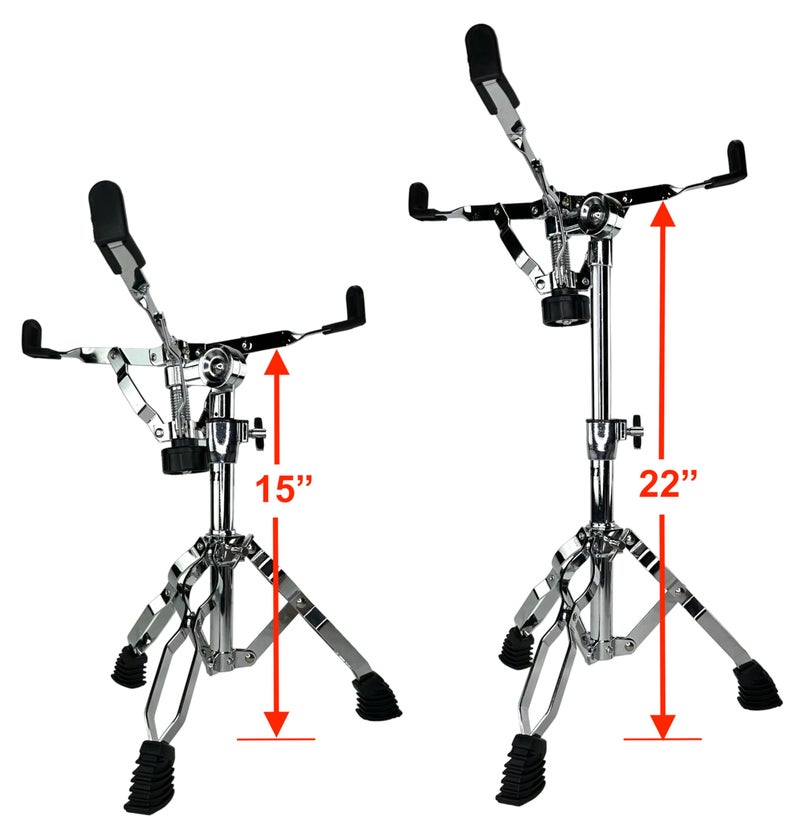 EDM SNARE DRUM STAND Double Braced Percussion Drummer Gear Heavy Duty - Image 2