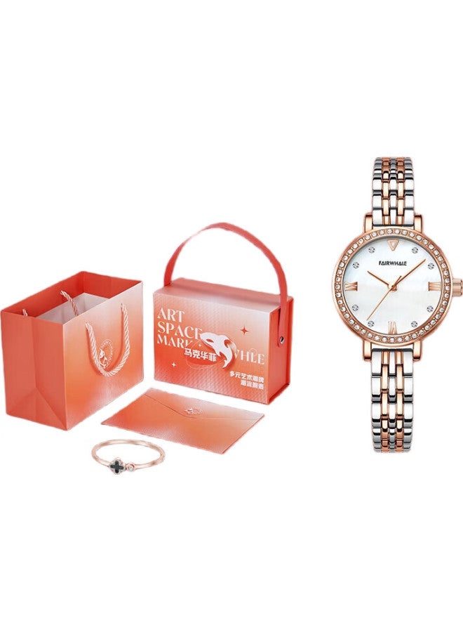 FAIRWHALE Mermaid Watch For Women, Top Ten Brand, Small Dial, Chinese Watch, Student Waterproof Wristwatch, Valentine'S Day Gift For Girlfriend - Image 1