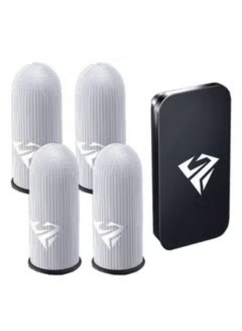 4 Gaming Finger Gloves Paired With A Metal Storage Box - Image 1