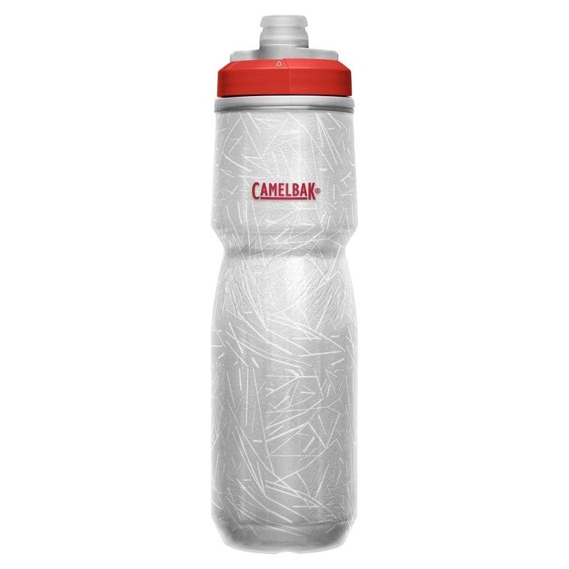 CamelBak Podium Ice Bike Bottle 21oz - Insulated Squeeze Bottle  Fiery Red - Image 4