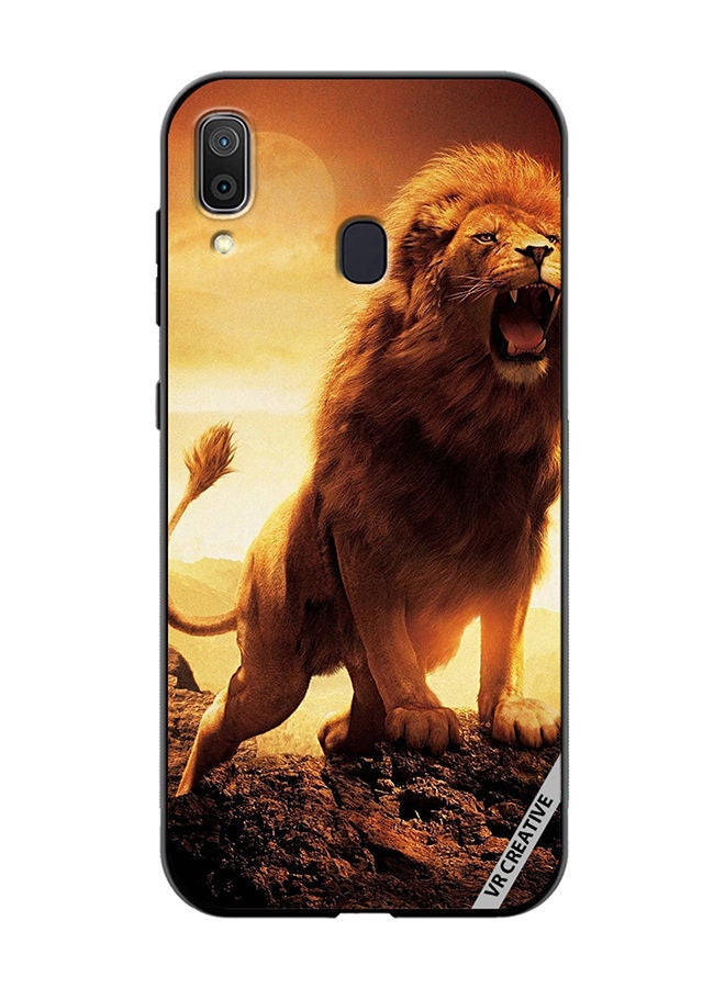 VR CREATIVE Protective Case Cover For Samsung Galaxy A30 Lion King Design Multicolour - Image 1