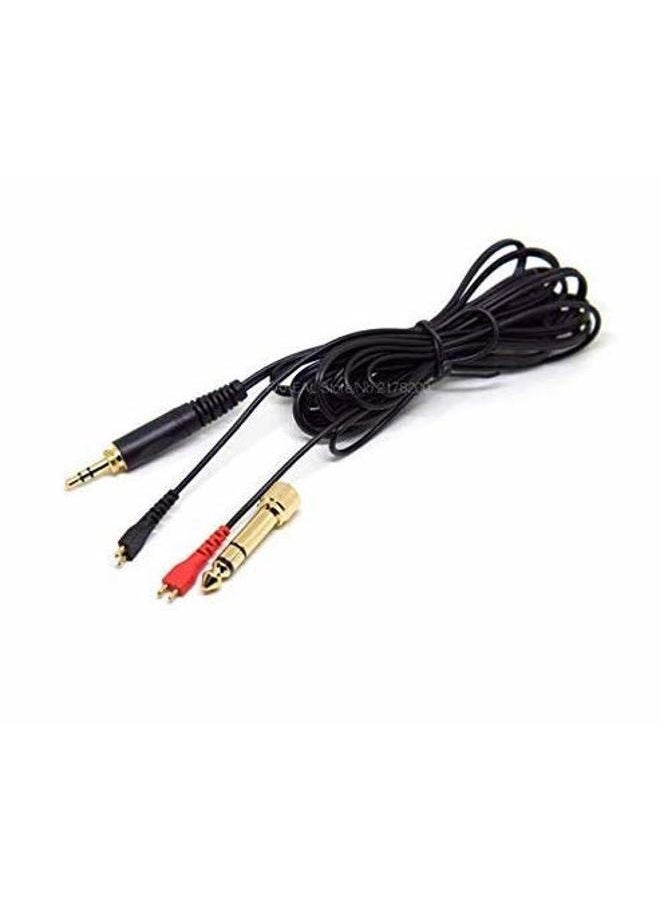 QQC Replacement Headset Audio Cable Compatible for Sennheiser HD224 420 520 HD600 650 HD25 HD 25-1 HD25-1 II HD25-13 HD25-C - Image 2