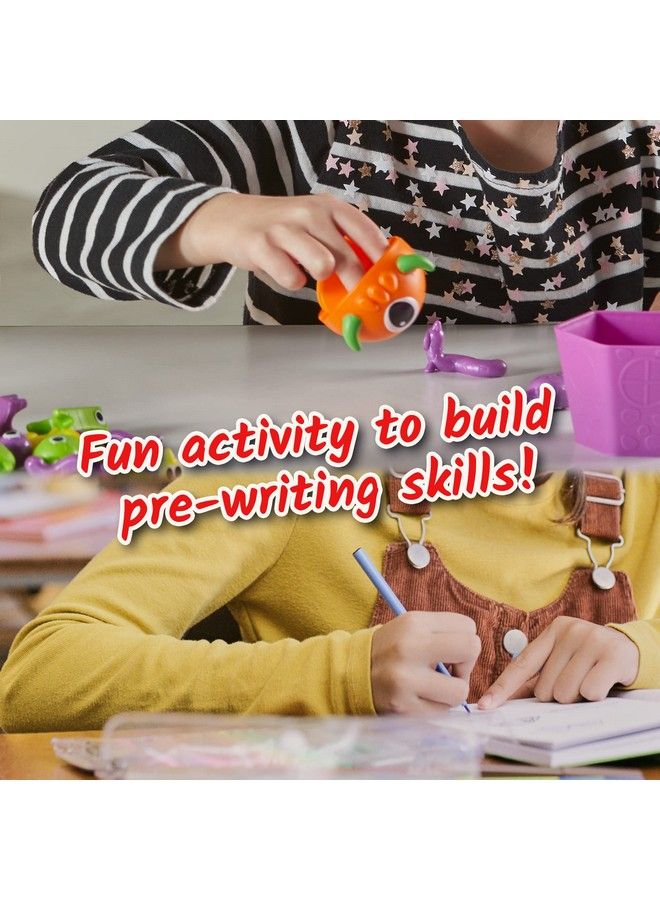 hand2mind Grab That Monster Fine Motor Activity Set Fine Motor Skills Games For Toddlers Occupational Therapy Toys Preschool Learning Activities Prewriting Toys Color Sorting Pincer Grasp Toys - Image 3