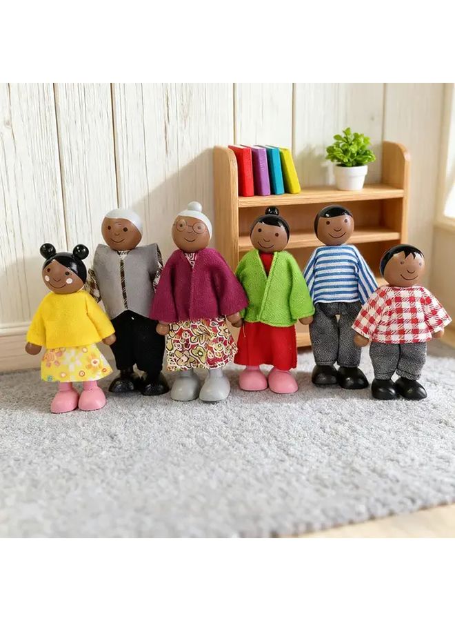 2 Ports Home Family Doll Ornaments Warm Parent Child Set Holiday Gift - Image 2