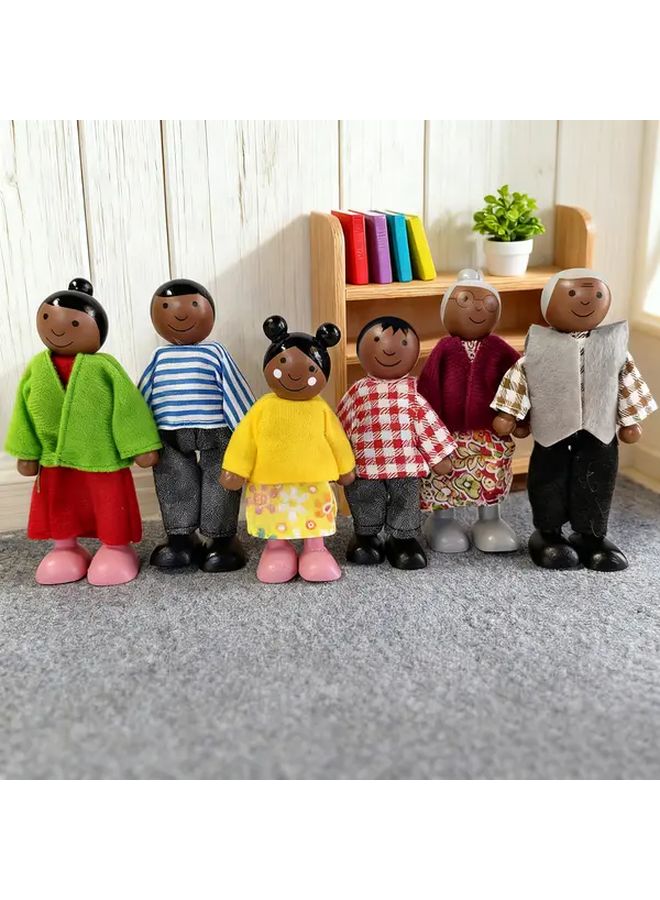 2 Ports Home Family Doll Ornaments Warm Parent Child Set Holiday Gift - Image 4