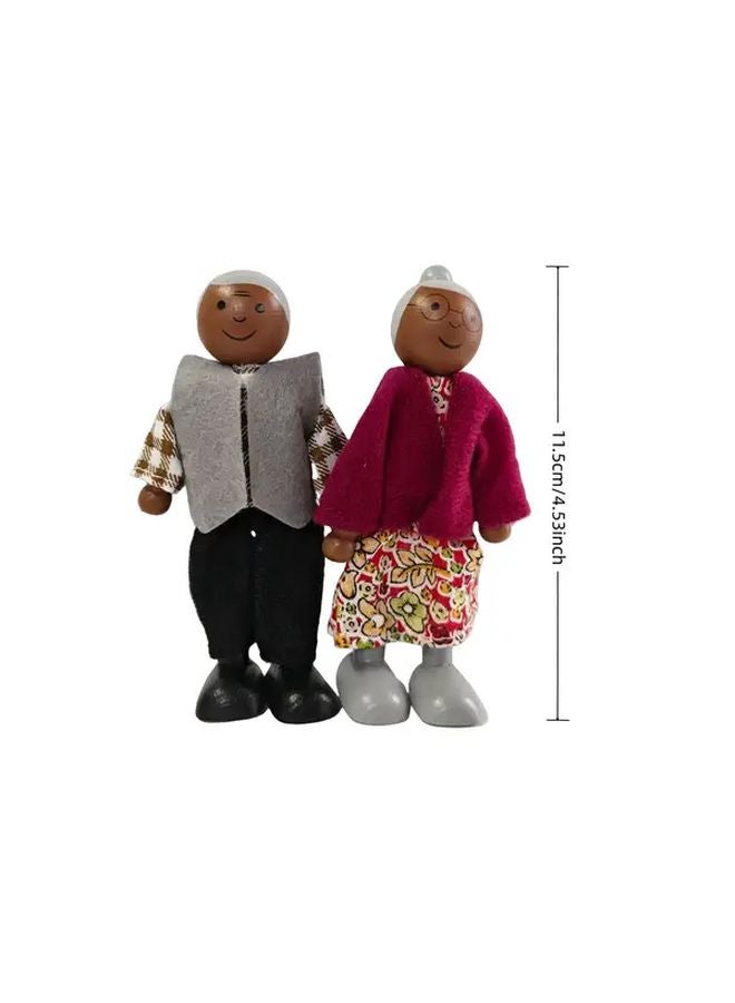 2 Ports Home Family Doll Ornaments Warm Parent Child Set Holiday Gift - Image 5