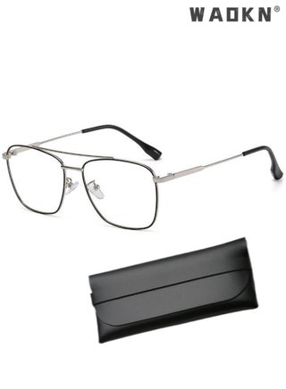 Blue Light Blocking Glasses Blue Light Filter Computer Reading Gaming TV Phones Oversized Eyeglasses Fashion Anti Eyestrain Headache Eyewear Eyeglasses Anti Glare for Women Men Black Silver - pzsku/ZD30C4BCFAC6F143F01EFZ/45/_/1713323348/33ddd1e6-b127-4135-926e-81c6868cb9f7