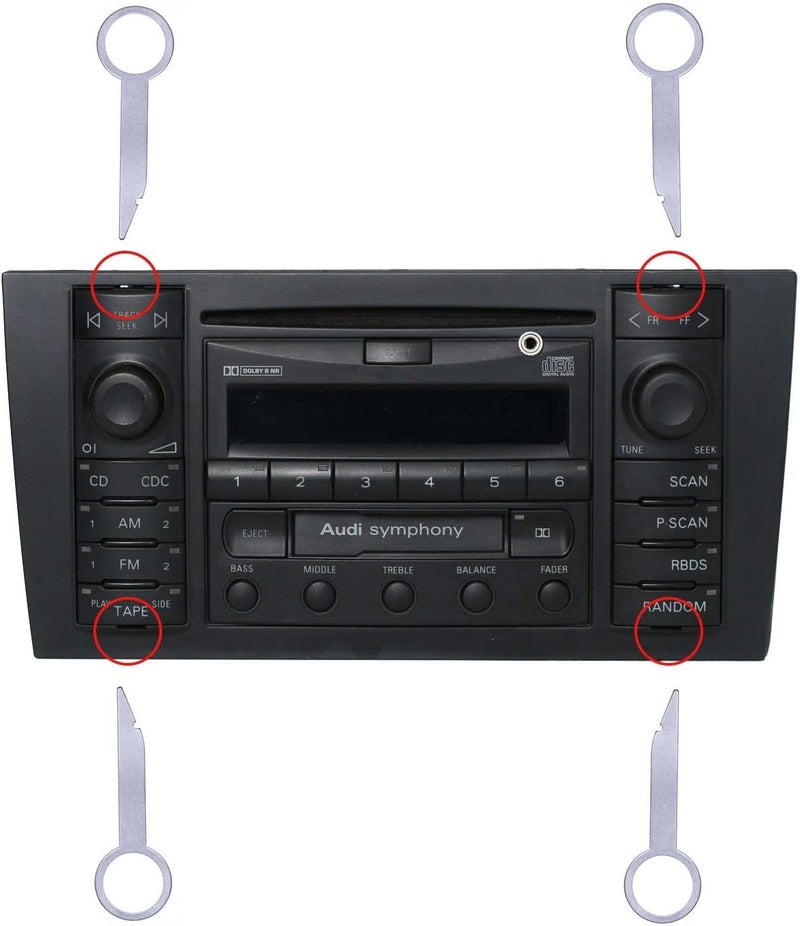 Keple Car Radio Removal Tool Key DIN Release Keys Set - Image 4