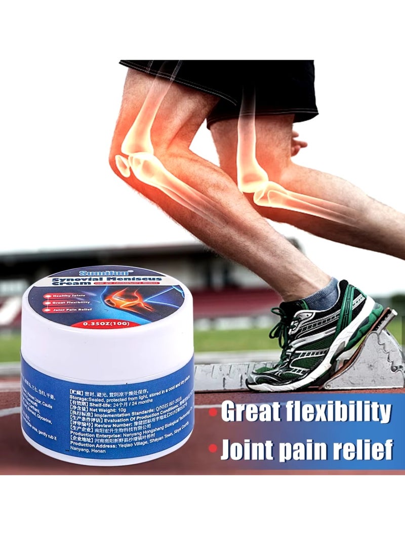 Sumifun Synovial Meniscus Pain Relief Cream Joint Pain Relief Cream Knee Care Cream for Joint Care Treatment Gel Pain Relief Cream Joint and Bone Therapy Cream Soothing Joint Cream 10g  - Image 3