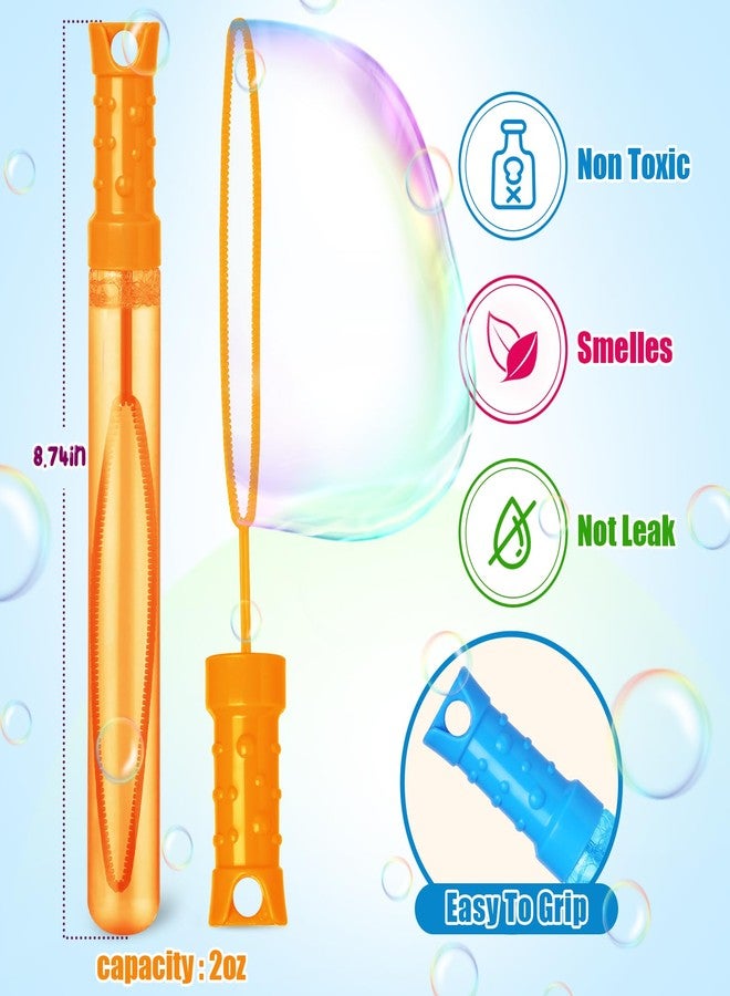 Shemira 24 Pack Bubble Wands in 6 Colors, Bulk Party Favor Assortment Toys for Kids, Carnival Prizes, Themed Birthday, Wedding, Summer Outdoor Toys for Girls & Boys, Ideal Goodies Bags Stuffers - Image 3