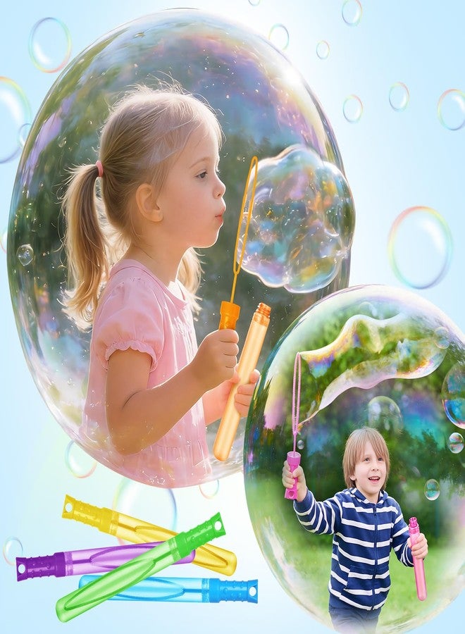 Shemira 24 Pack Bubble Wands in 6 Colors, Bulk Party Favor Assortment Toys for Kids, Carnival Prizes, Themed Birthday, Wedding, Summer Outdoor Toys for Girls & Boys, Ideal Goodies Bags Stuffers - Image 4