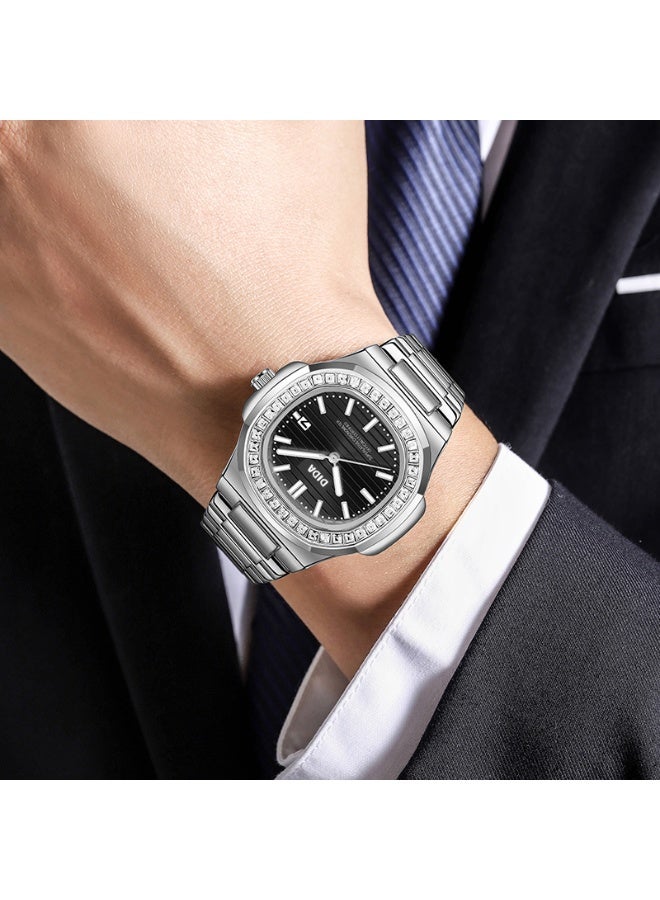 DIDA Men's Stainless Steel Waterproof Watch C103 Black - Image 2