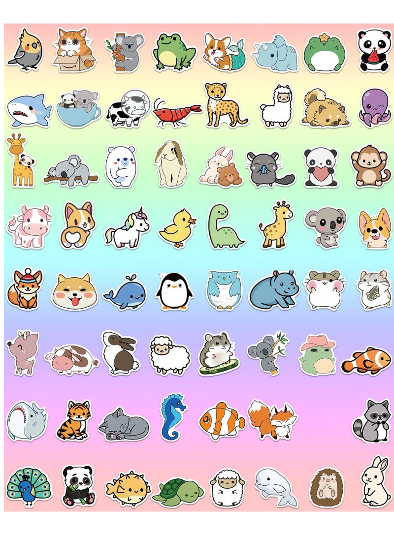 KASTWAVE 100 Pcs Animal Stickers for Kids, Water Bottle Stickers Waterproof Vinyl Hydroflask Phone Skateboard Laptop Stickers, Aesthetic Sticker Packs for Girls Teens - Image 3