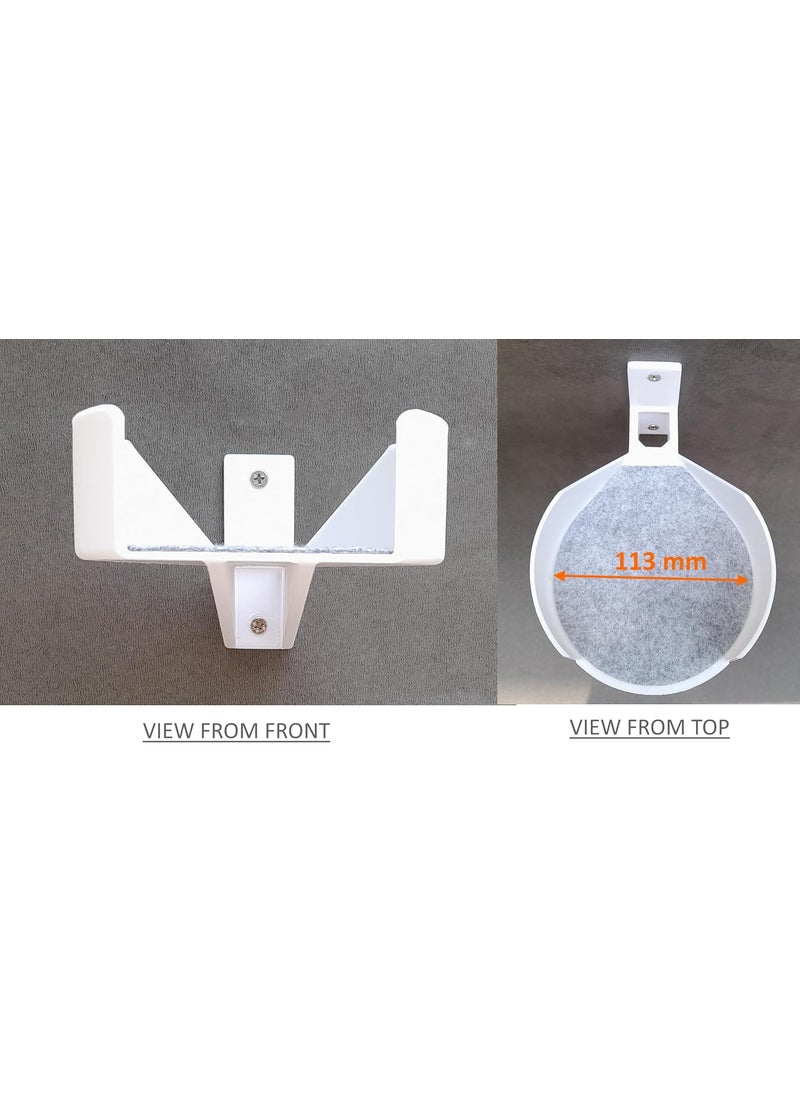 makerV - makerV Wall Mount Bracket Stand for TpLink Deco X10 X20 X55 X60 X68 Mesh Router Wall StandHolder for TpLink Deco X10 X20 X55 X60 X68 Mesh WiFi Router Plastic Screw Mount Pack of 1 - Image 1