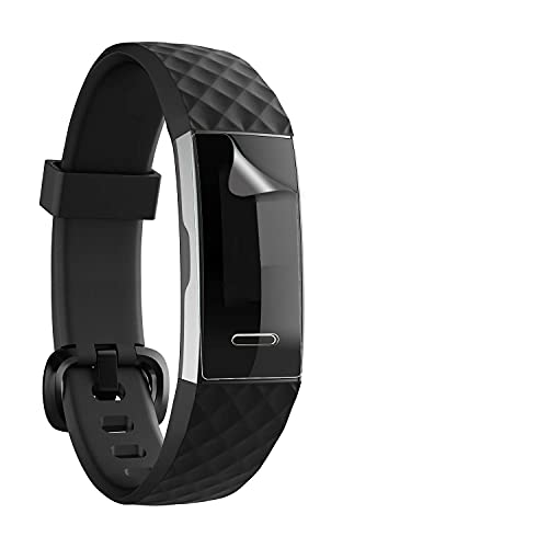 FCS Ultrathin 0.125 mm Edge To Edge Full Screen Coverage Flexible Watch Screen Protector Membrane for Noise ColorFit 2 Band (Transparent, 3) - Image 1