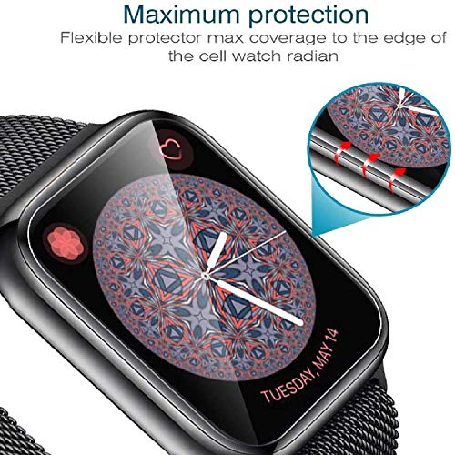 FCS Ultrathin 0.125 mm Edge To Edge Full Screen Coverage Flexible Watch Screen Protector Membrane for Noise ColorFit 2 Band (Transparent, 3) - Image 4