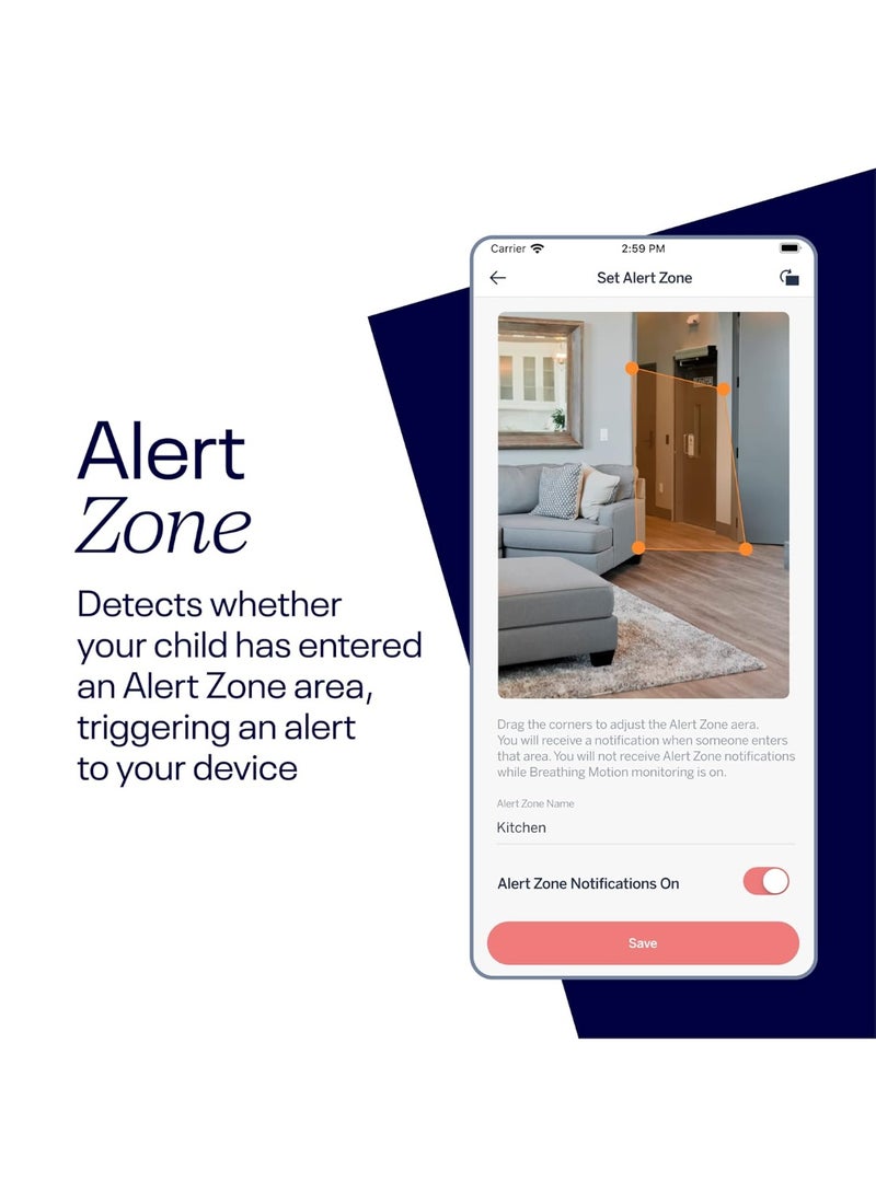 Nanit حامل نانيت فليكس المتعدد - حامل مراقبة الأطفال، حامل كاميرا محمول للسفر والسرير - أبيض (الكاميرا غير مشمولة) 1 قطعة (عبوة من 1) - Image 3