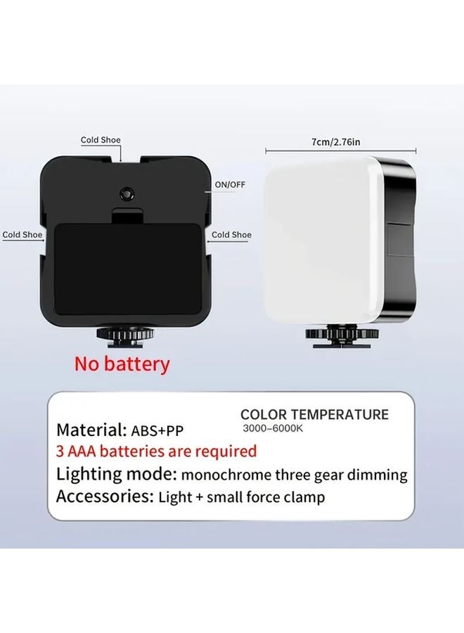 Upgraded Black Tripod Video Blogging Kit With LED Light Microphone Phone Holder For Outdoor Streaming - Image 4