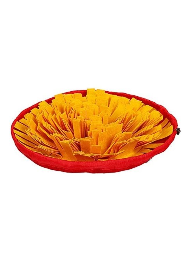 XiuWoo Pet Brain Games Snuffle Mat Orange/Red 48cm - Image 1