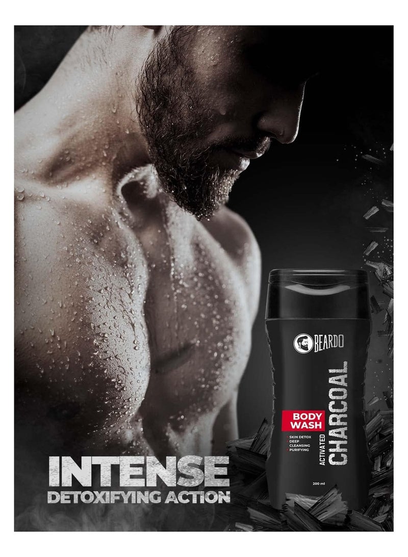 BEARDO Charcoal Body Wash 200ml V2 - Image 2