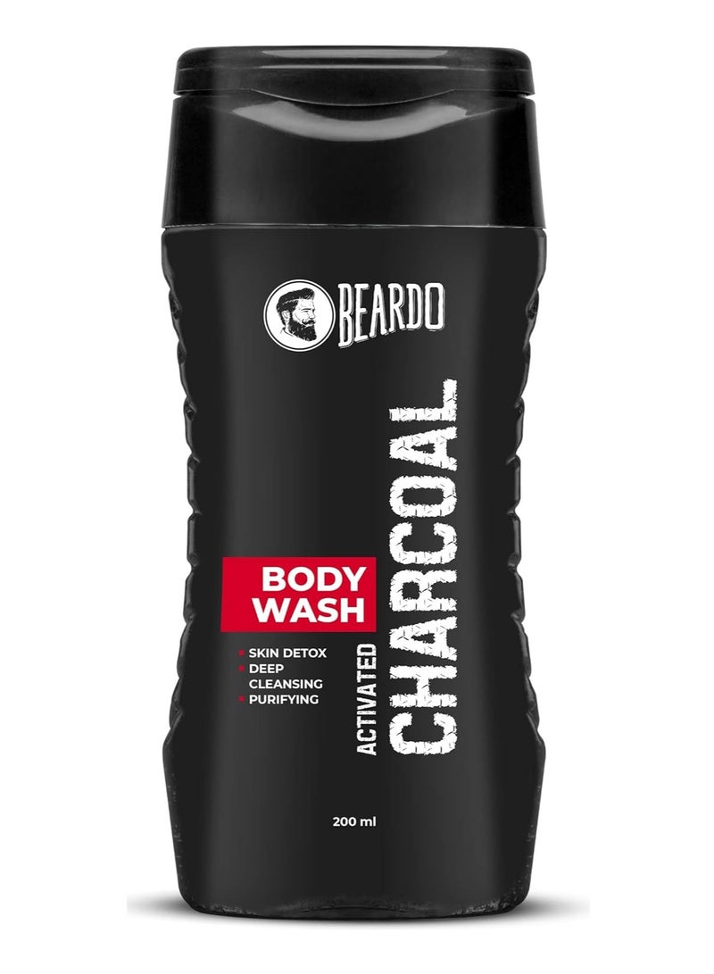BEARDO Charcoal Body Wash 200ml V2 - Image 1