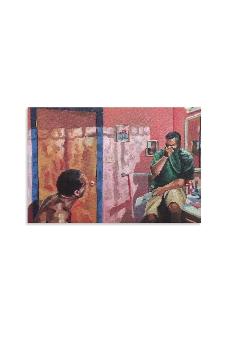 enttgo Friday Movie Posters Funny Toilet Bathroom Scene Wall Art Posters Canvas Wall Art Prints for Wall Decor Room Decor Bedroom Decor Gifts Posters 16x24inch(40x60cm) - Image 1