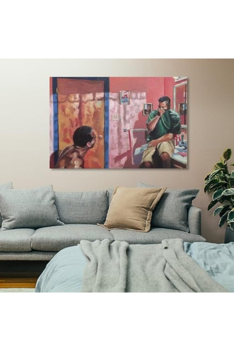 enttgo Friday Movie Posters Funny Toilet Bathroom Scene Wall Art Posters Canvas Wall Art Prints for Wall Decor Room Decor Bedroom Decor Gifts Posters 16x24inch(40x60cm) - Image 5