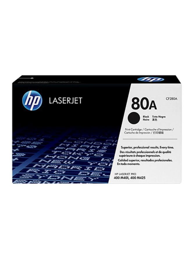 HP خرطوشة حبر أصلية لطابعة ليزر جيت 80A أسود - Image 2