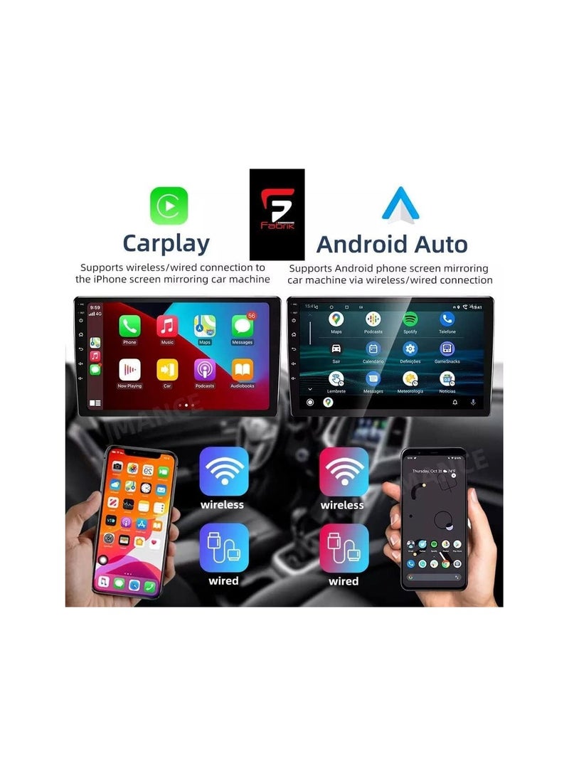 SHEZA STAR Android Car Stereo for Toyota Fortuner 2008 To 2015 2GB RAM 32GB ROM Support Apple Carplay, Mirror-Link Wi-Fi BT, Radio GPS Navigation, 9 Inch IPS Touch Screen with Backup Camera Included - Image 4