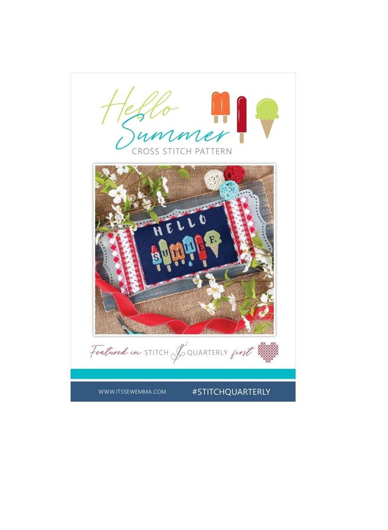 Cross Stitch Pattern 3/kg Hello Summer - Image 2