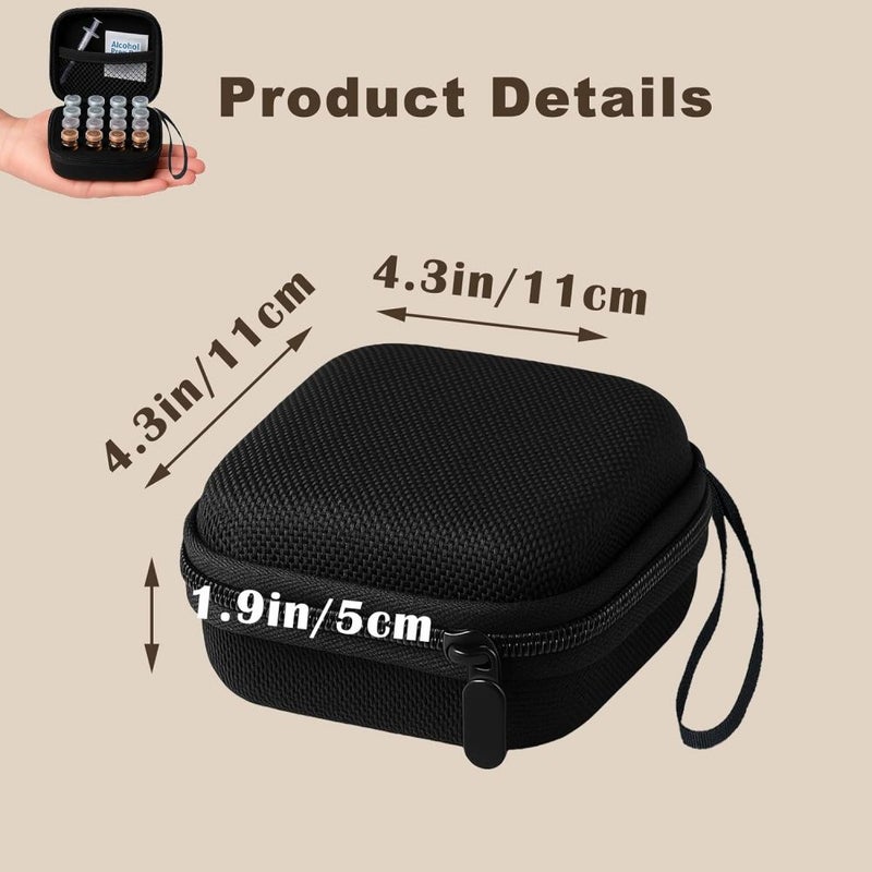 Black Insulin Vial Organizer Fridge Box Hold Peptide Bottles Travel 003 Oz - Image 5