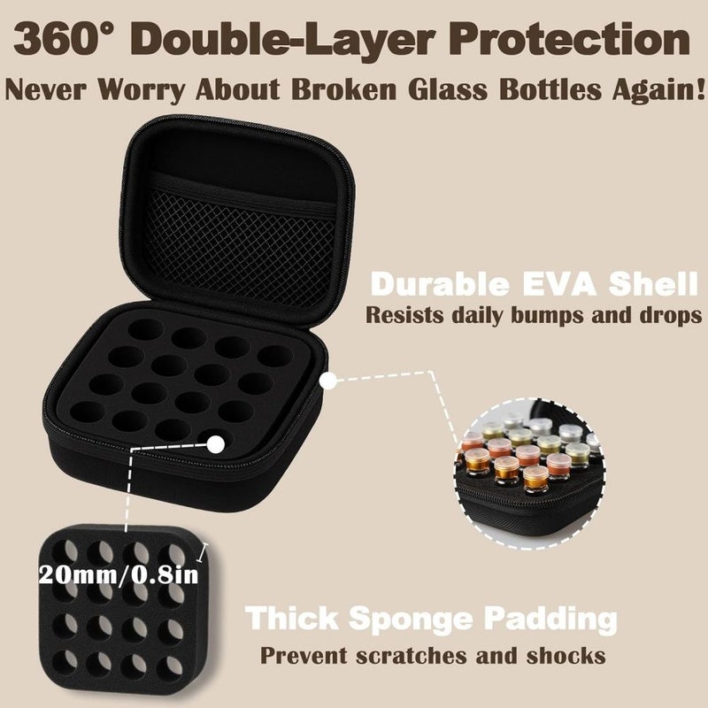 Black Insulin Vial Organizer Fridge Box Hold Peptide Bottles Travel 003 Oz - Image 2