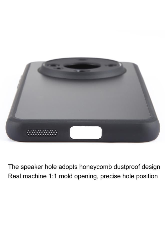 اس-توب جراب لهاتف Huawei Mate 60 Fine Pore أسود غير لامع مصنوع من مادة TPU + PC - Image 5