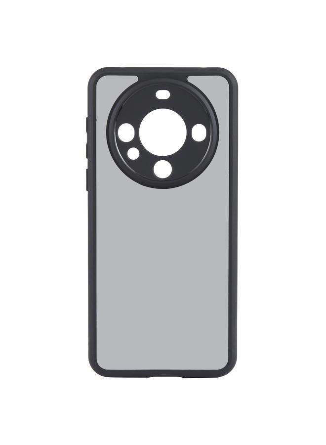 اس-توب جراب لهاتف Huawei Mate 60 Fine Pore أسود غير لامع مصنوع من مادة TPU + PC - Image 2