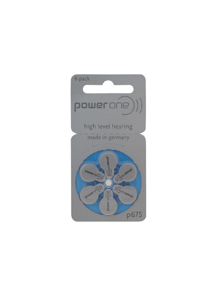 Power One Power One P675 Hearing Aid Batteries Mercury Free - 60 Pieces  - Image 4
