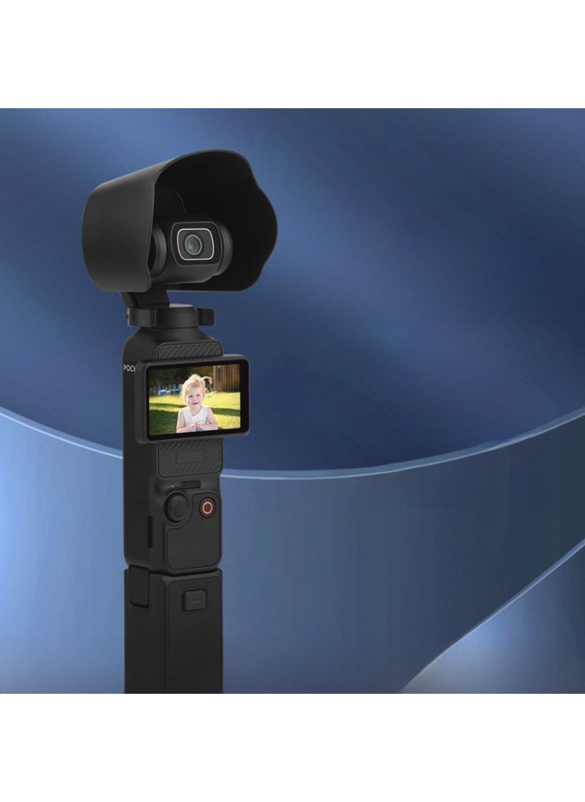 BRDRC Applicable To Dajiang OSMO POCKET 3 Lens Hood Sunshade Cover Anti-glare Protective Cover Accessories-Color:Lens Hood - Image 2