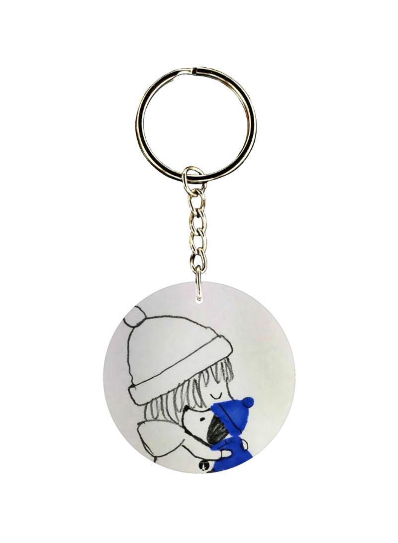 RKN Double Sided Printed Keychain