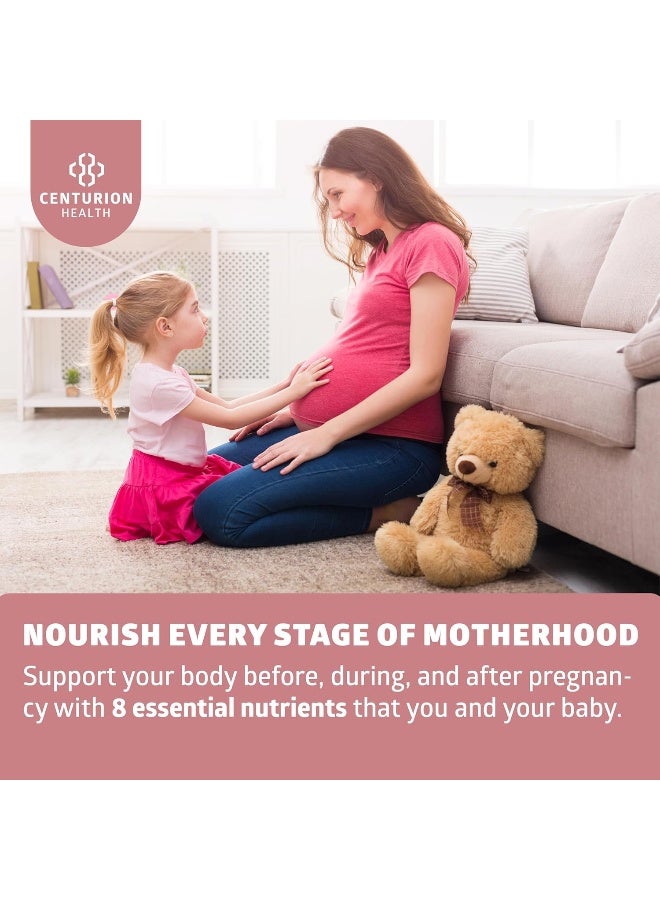 Centurion Labs Bump Mini Prenatal Vitamins for Women - 90 Capsules - Image 5