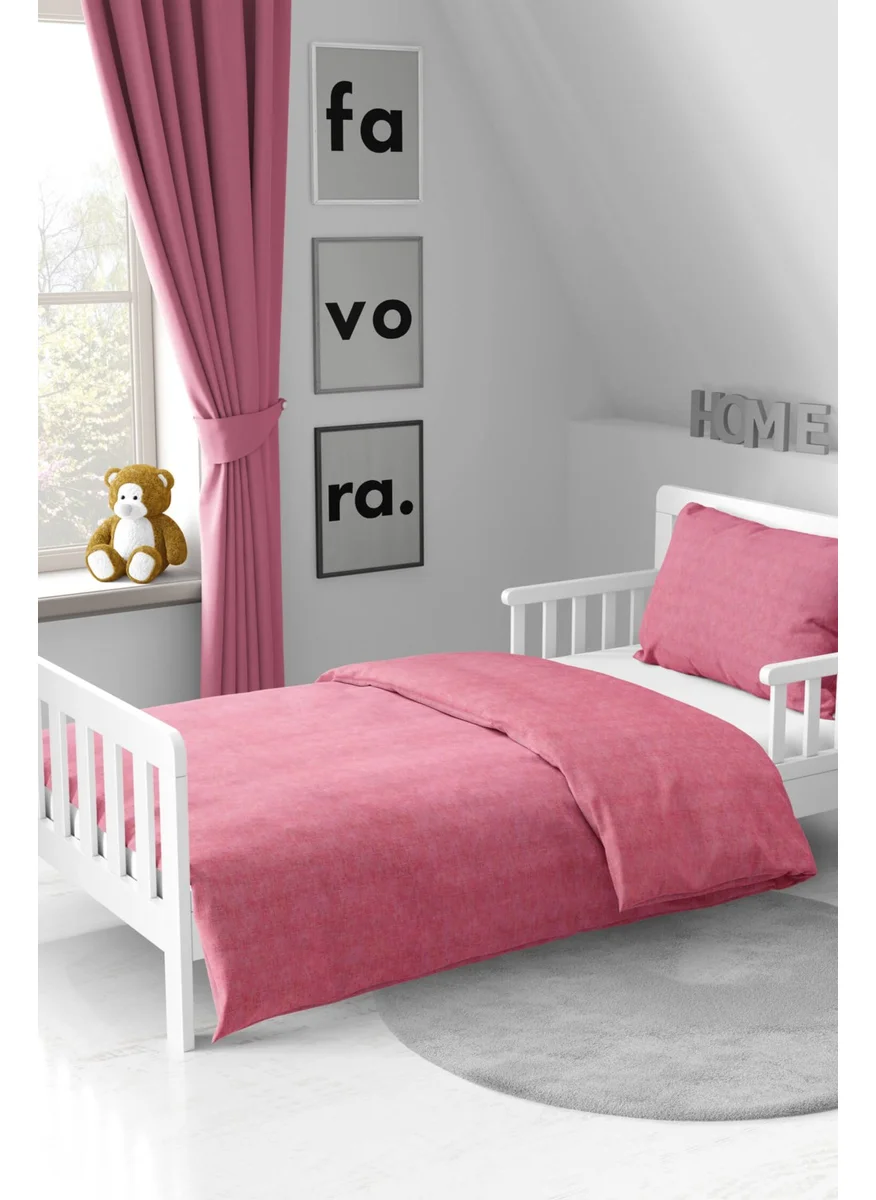 Favora Gold Single Duvet Cover Set - Candy Pink