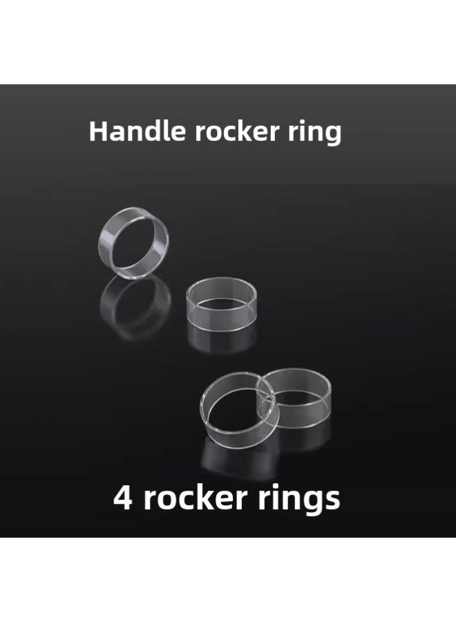 Switch Pro Handle Rocker Ring Ps5/4/ns/pro/one/series Handle Anti-powder Anti-wear Groove-Product Color:4 Pack  - Image 1