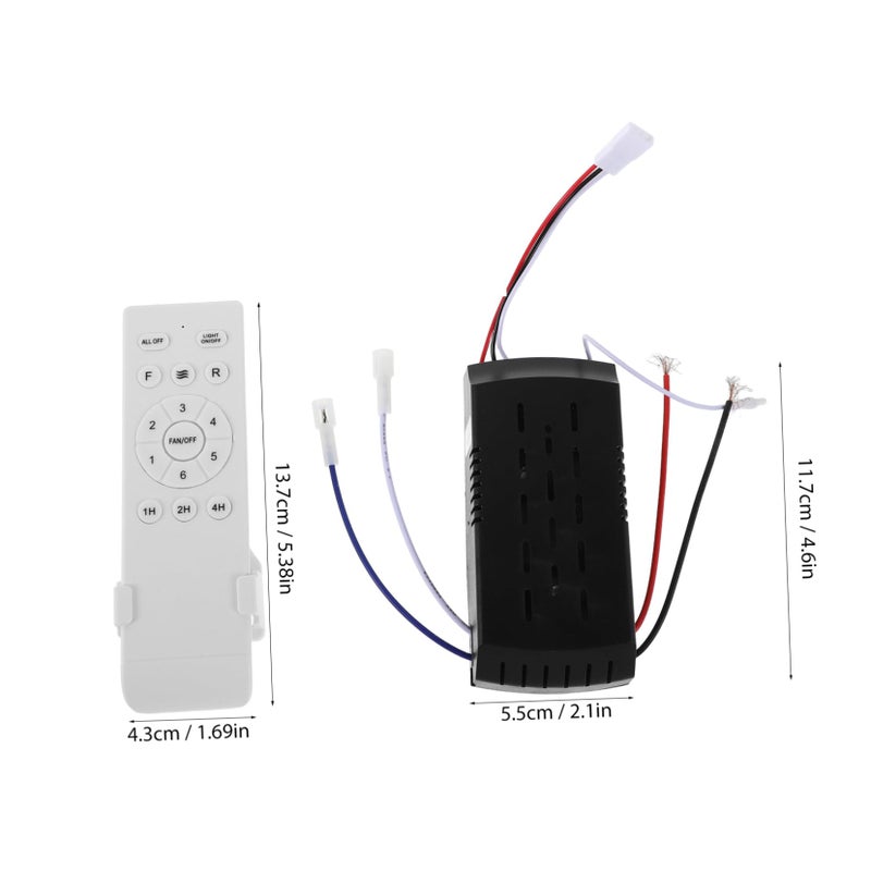 Variable Speed Ceiling Fan Motor Controller with Remote Control Safe Low Voltage Operation - Image 3