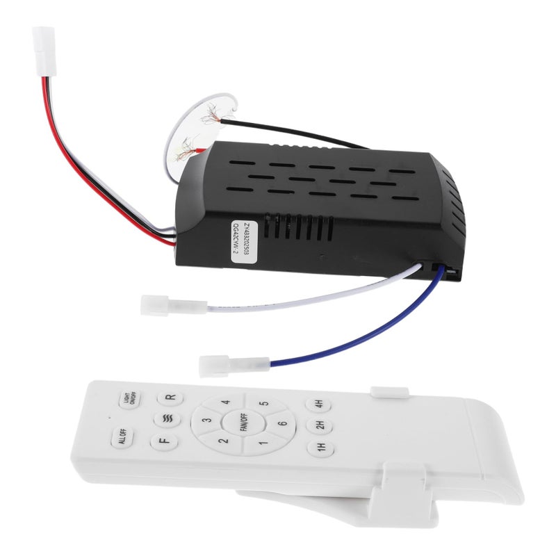 Variable Speed Ceiling Fan Motor Controller with Remote Control Safe Low Voltage Operation - Image 2